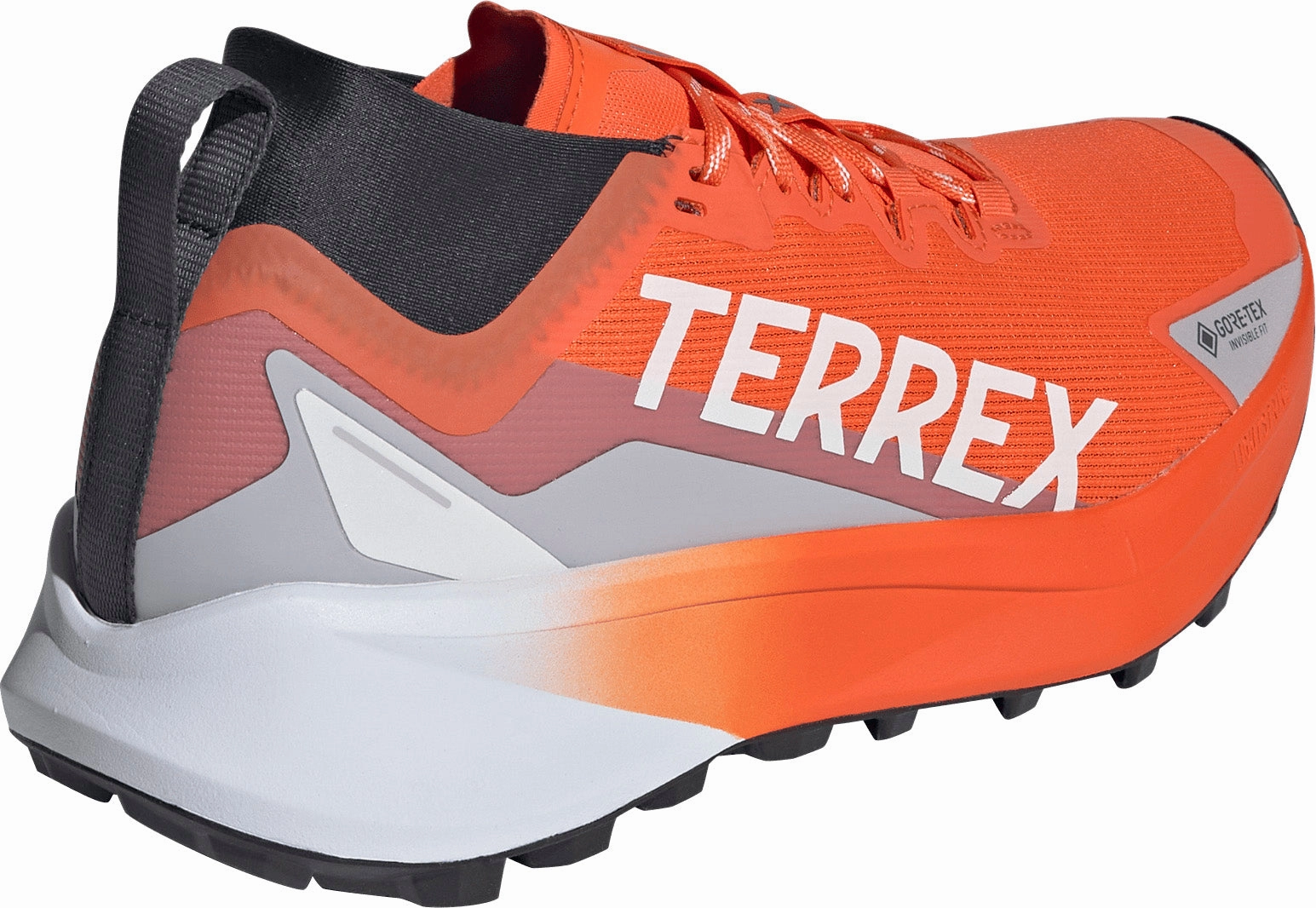 adidas Terrex Agravic GORE-TEX Mens Trail Running Shoes - Orange adjustable - lace shoes