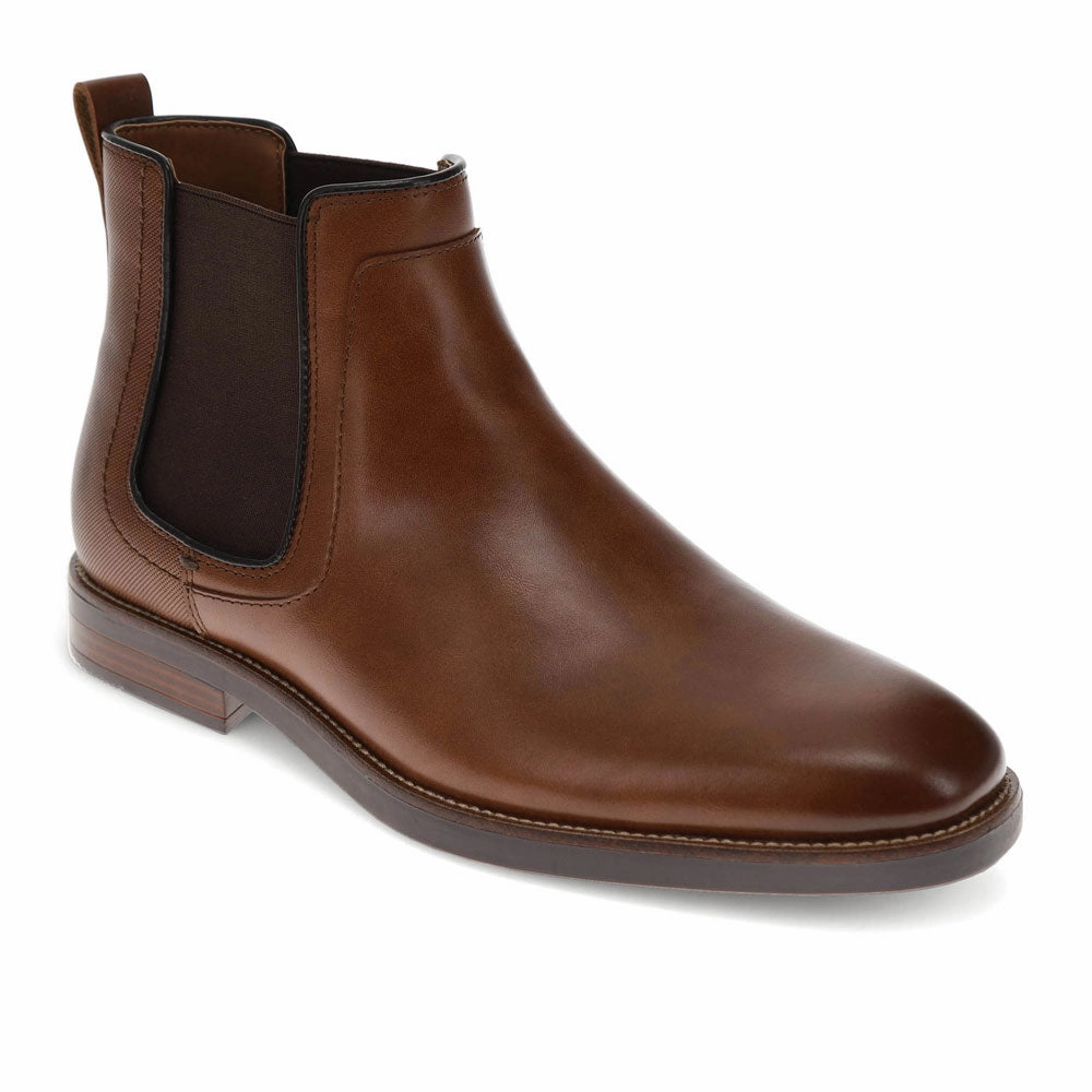 Dockers Mens Brookside Dress Slip-on Chelsea Boot Premium Quality Tread Control