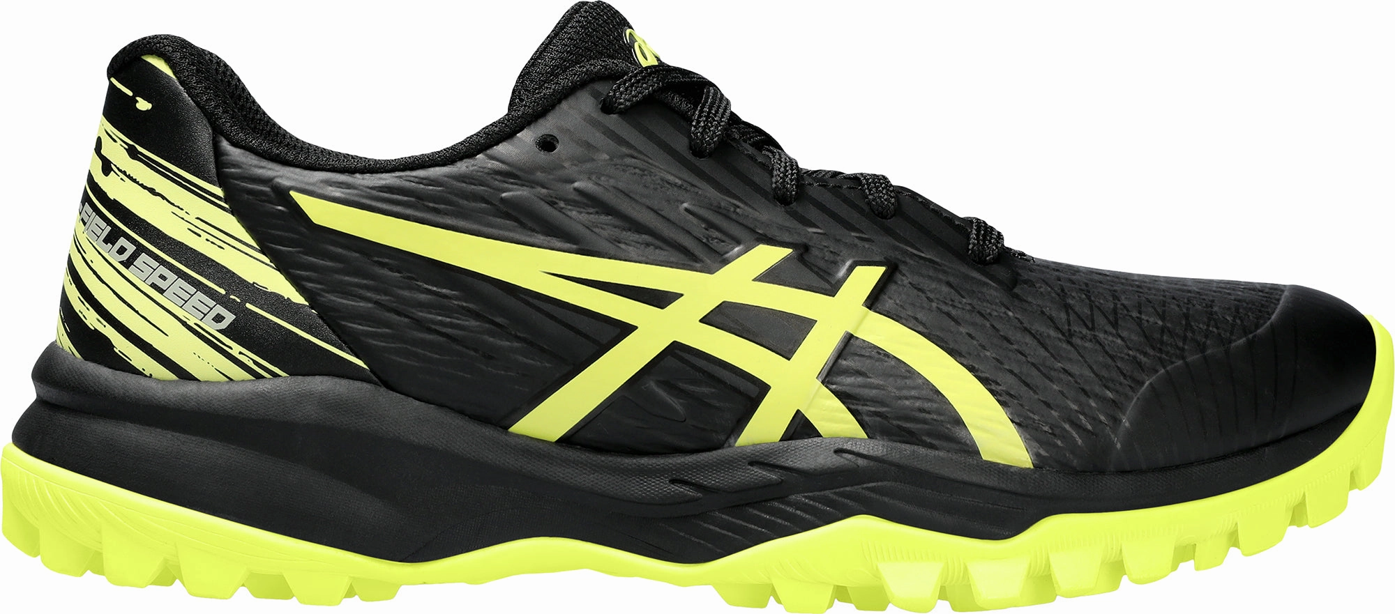 Slip Guard Busy Lifestyle Asics Gel Field Speed GS Junior Hockey Shoes - Black