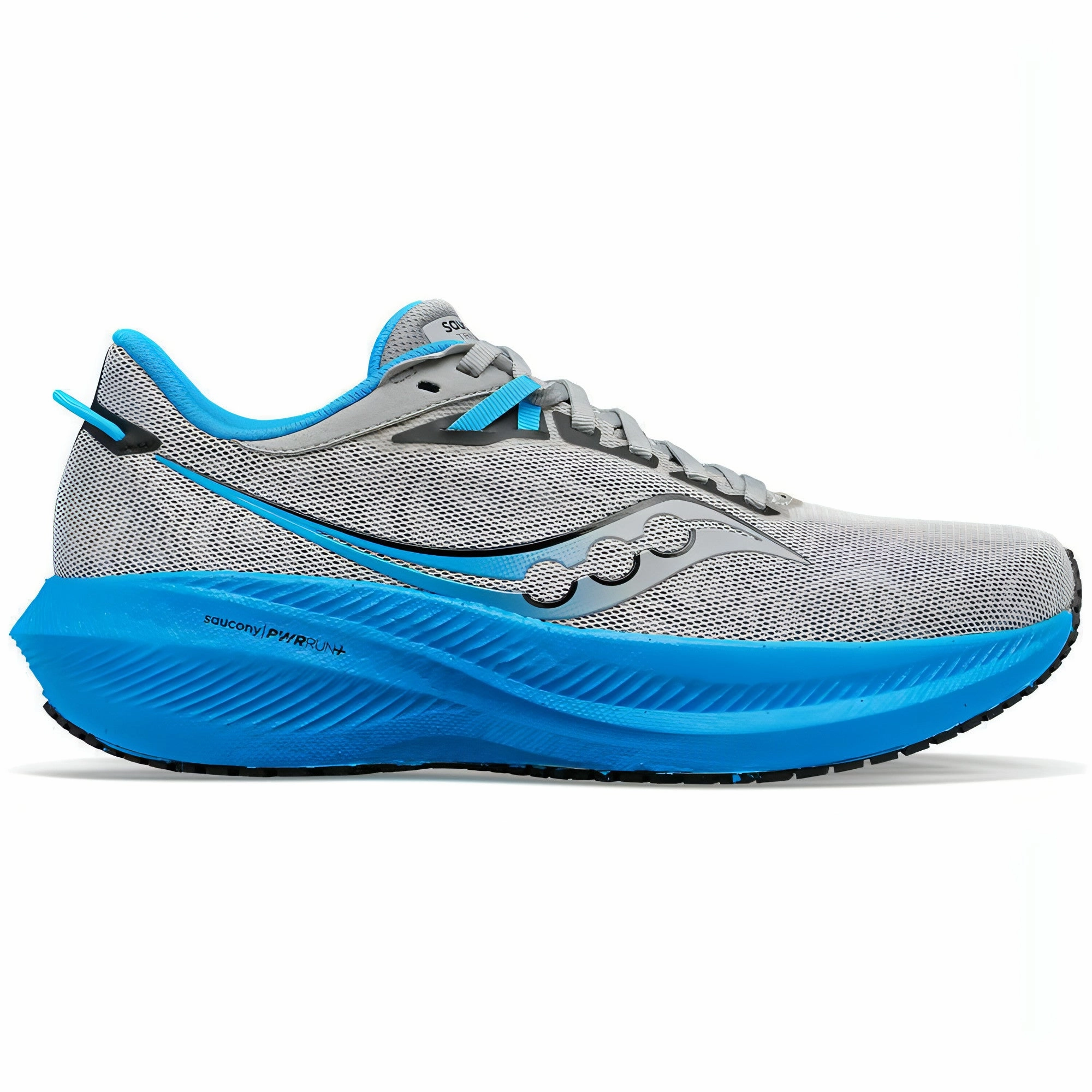 Microcellular Foam Core Saucony Triumph 21 Womens Running Shoes - Grey