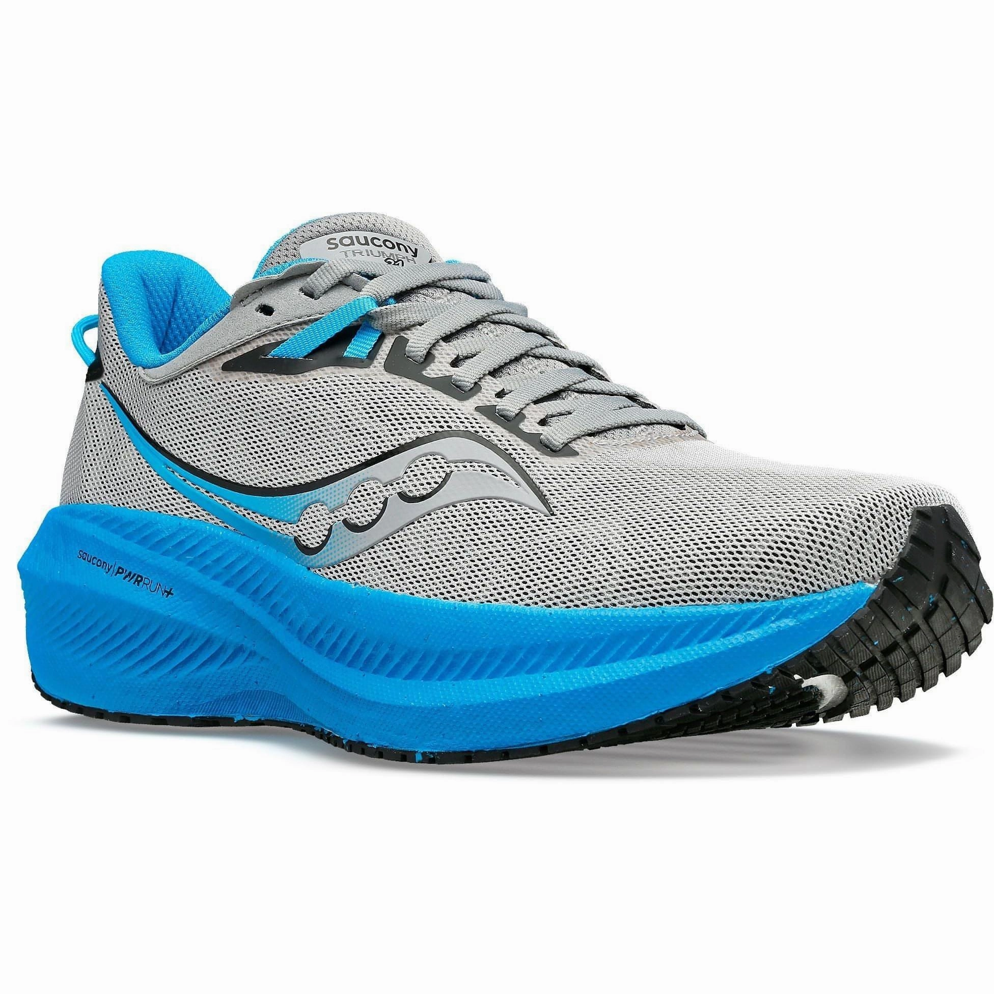 Saucony Triumph 21 Womens Running Shoes - Grey slow running shoe efficiency