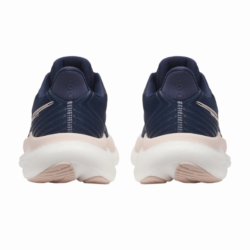 Ergonomic Sole Contour Saucony Women's Triumph 23 Running Shoes in Navy/Cameo AW25