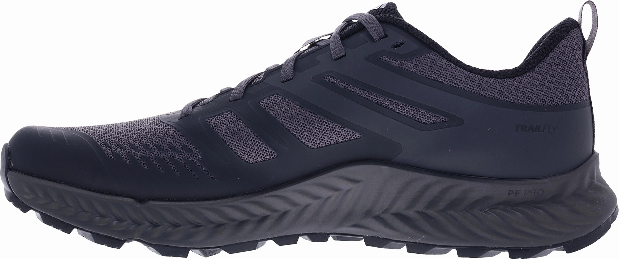 Enhanced Lateral Support Inov8 TrailFly Mens Trail Running Shoes - Black