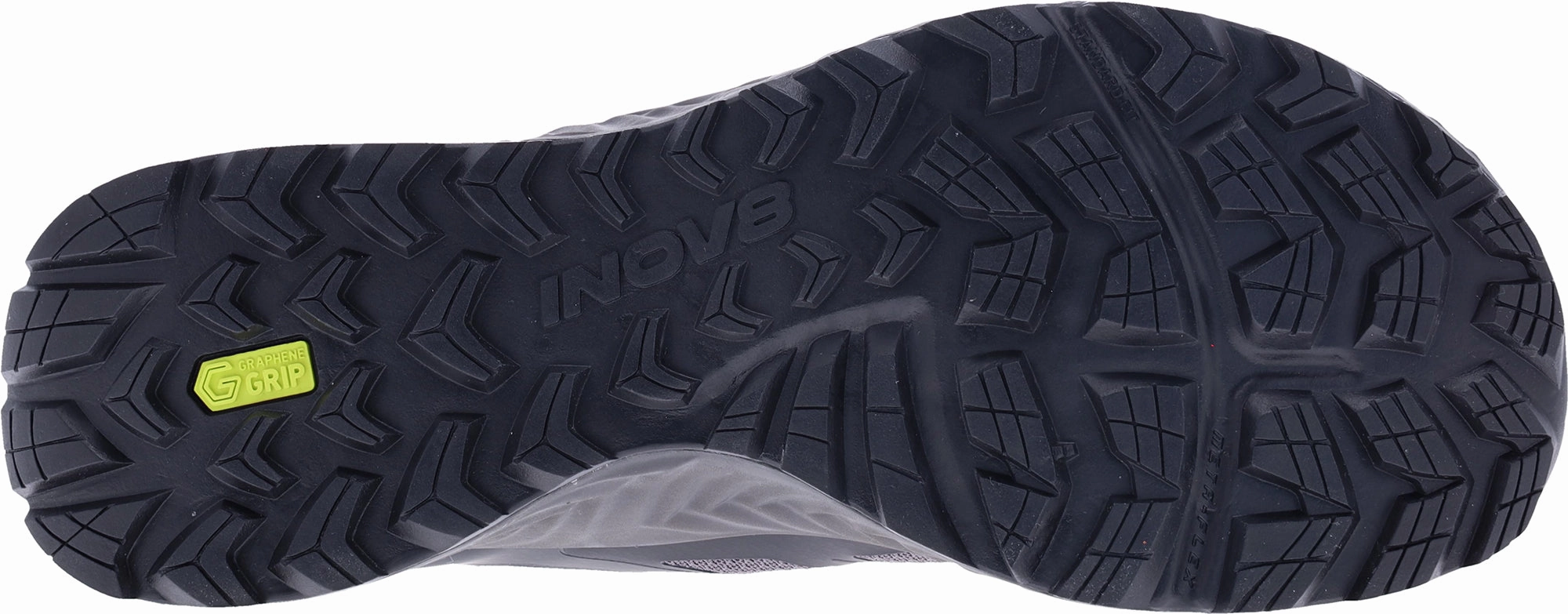 Inov8 TrailFly Mens Trail Running Shoes - Black rigid - upper - feature shoes Snowy Terrain