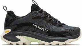 Merrell Moab Speed 2 GORE-TEX Womens Walking Shoes - Black Impact Protection Layer Heat Sealed Overlays