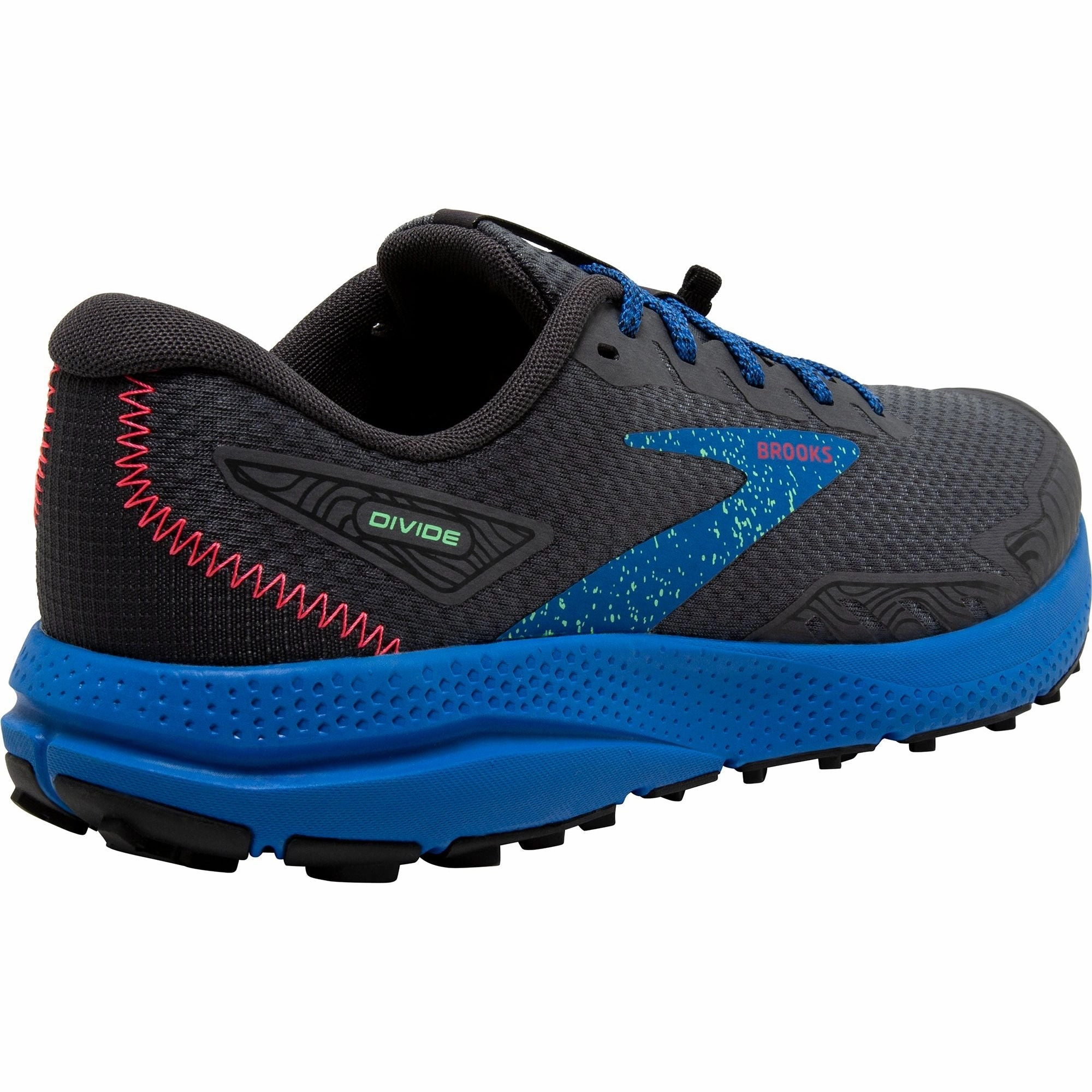 Brooks Divide 4 Mens Trail Running Shoes - Black Quick Dry Tech