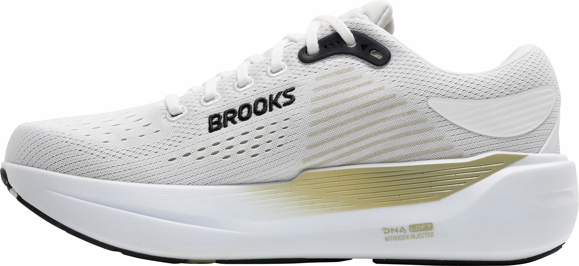 Comfortable fit Brooks Ghost Max 3 Mens Running Shoes - White