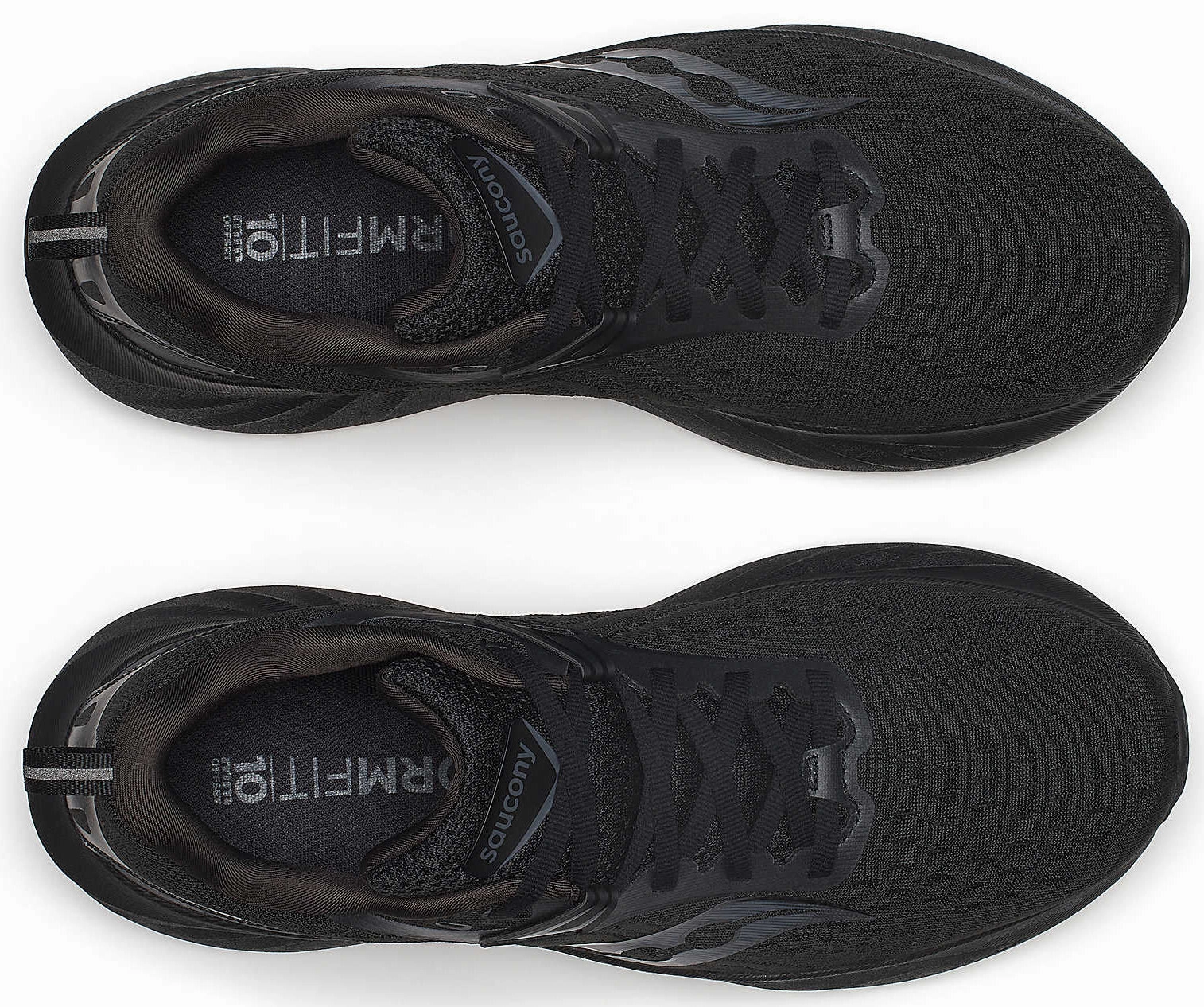 Lightweight Cushioning Saucony Triumph 22 Mens Running Shoes - Black