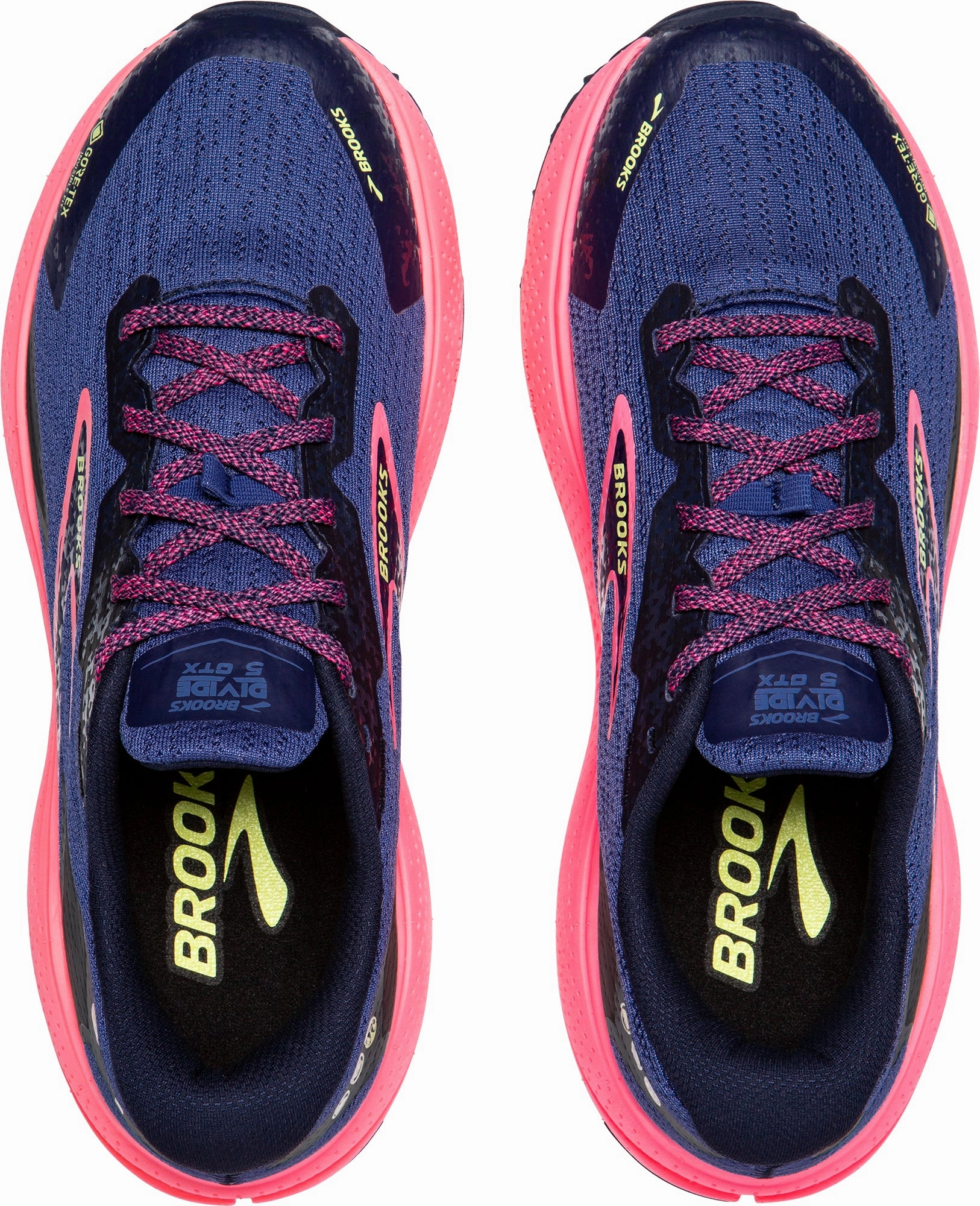 Brooks Divide 5 GORE-TEX Womens Trail Running Shoes - Blue Balanced Stability