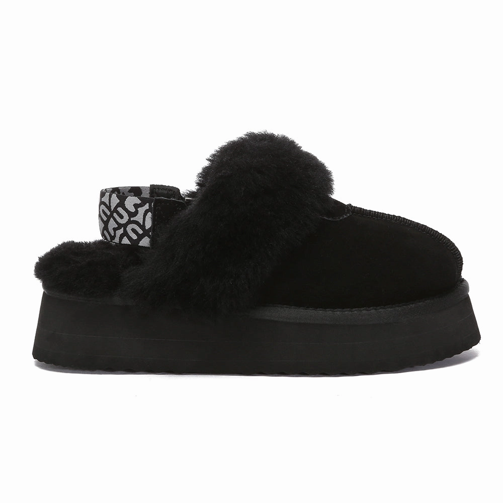 Fashionable Design Cozy Foot EverAu Australia Women Wagtail Removable Strap Platform Slippers