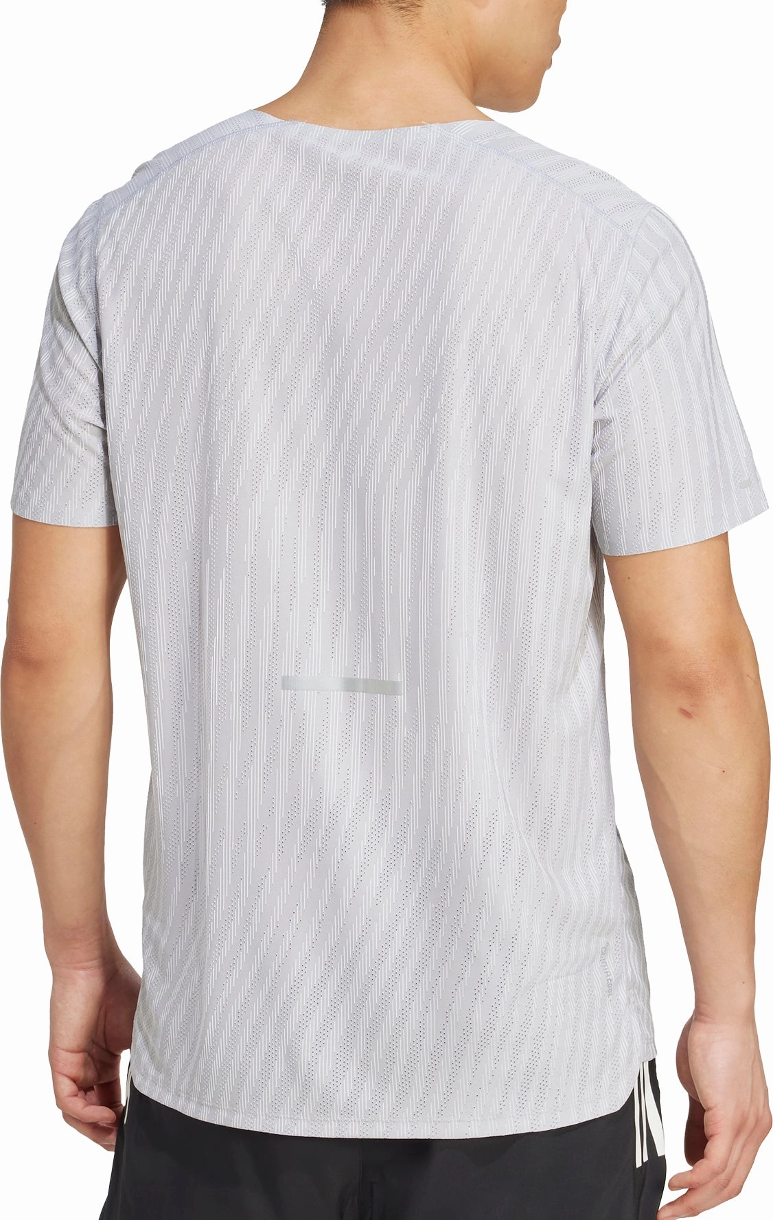 Odor Resistant Treatment Cozy and Soft adidas ADI365 ClimaCool  Short Sleeve Mens Running Top - Grey