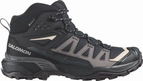 Salomon X Ultra 360 Mid GORE-TEX Womens Walking Boots - Black Non Slip Outsole
