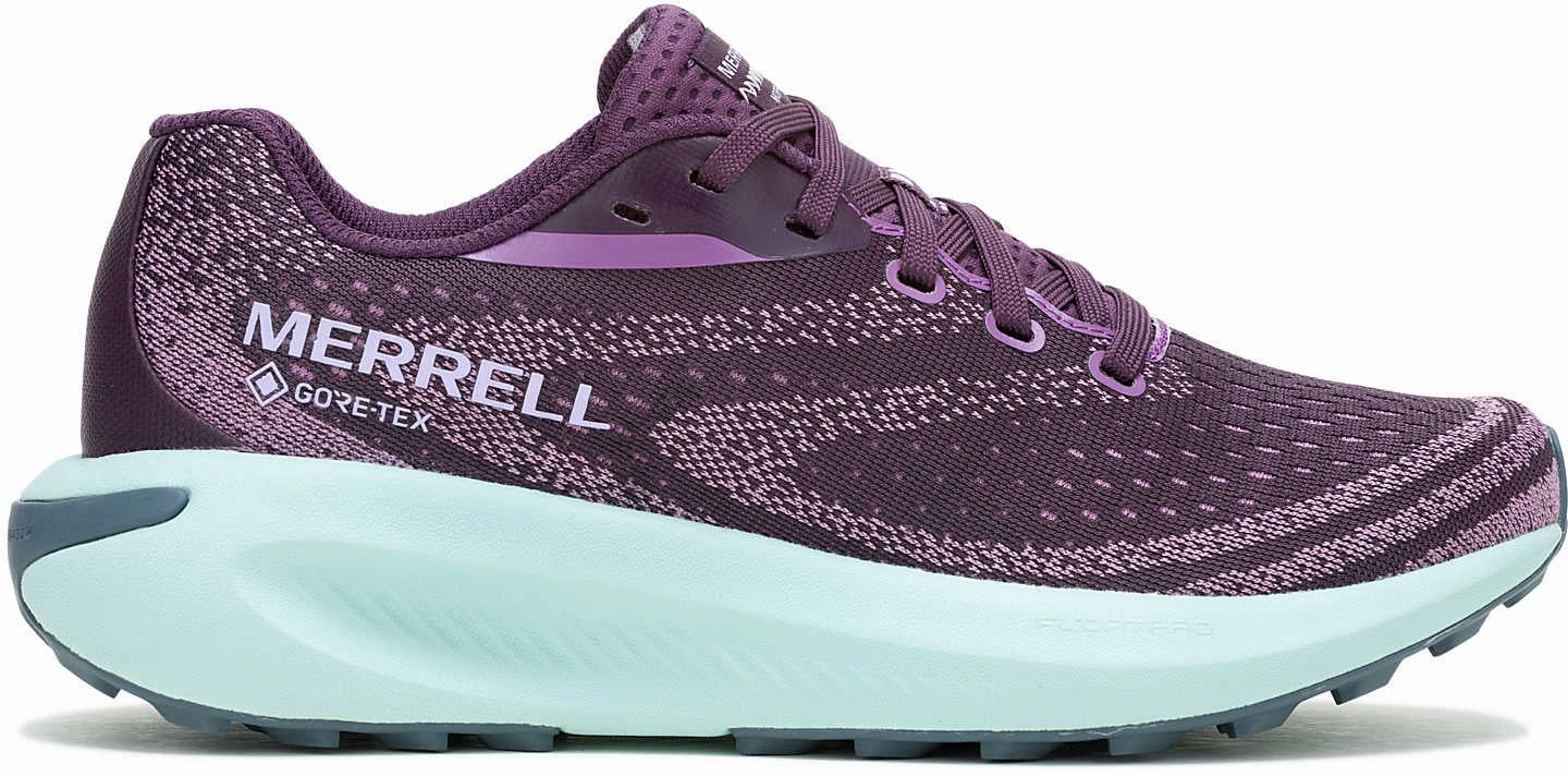 vegan running shoes textured - finish shoes Merrell Morphlite GORE-TEX Womens Trail Running Shoes - Purple