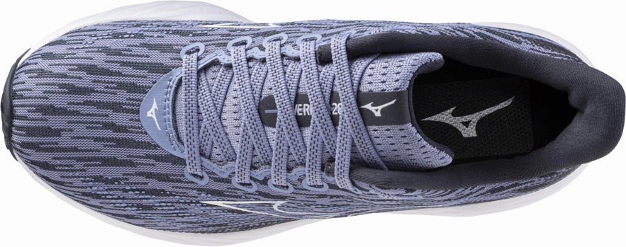 Pliable Casual Sporty Mizuno Wave Rider 28 Womens Running Shoes - Purple