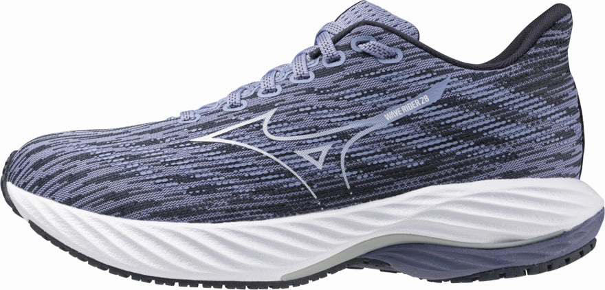 Mizuno Wave Rider 28 Womens Running Shoes - Purple Zero Drop Design Comfortable Footwear Technology
