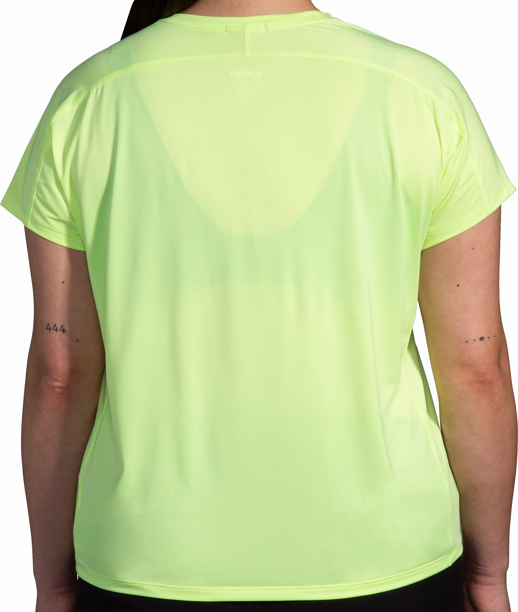 Brooks Sprint Free 2.0 Short Sleeve Womens Running Top - Yellow Casual Look Wear