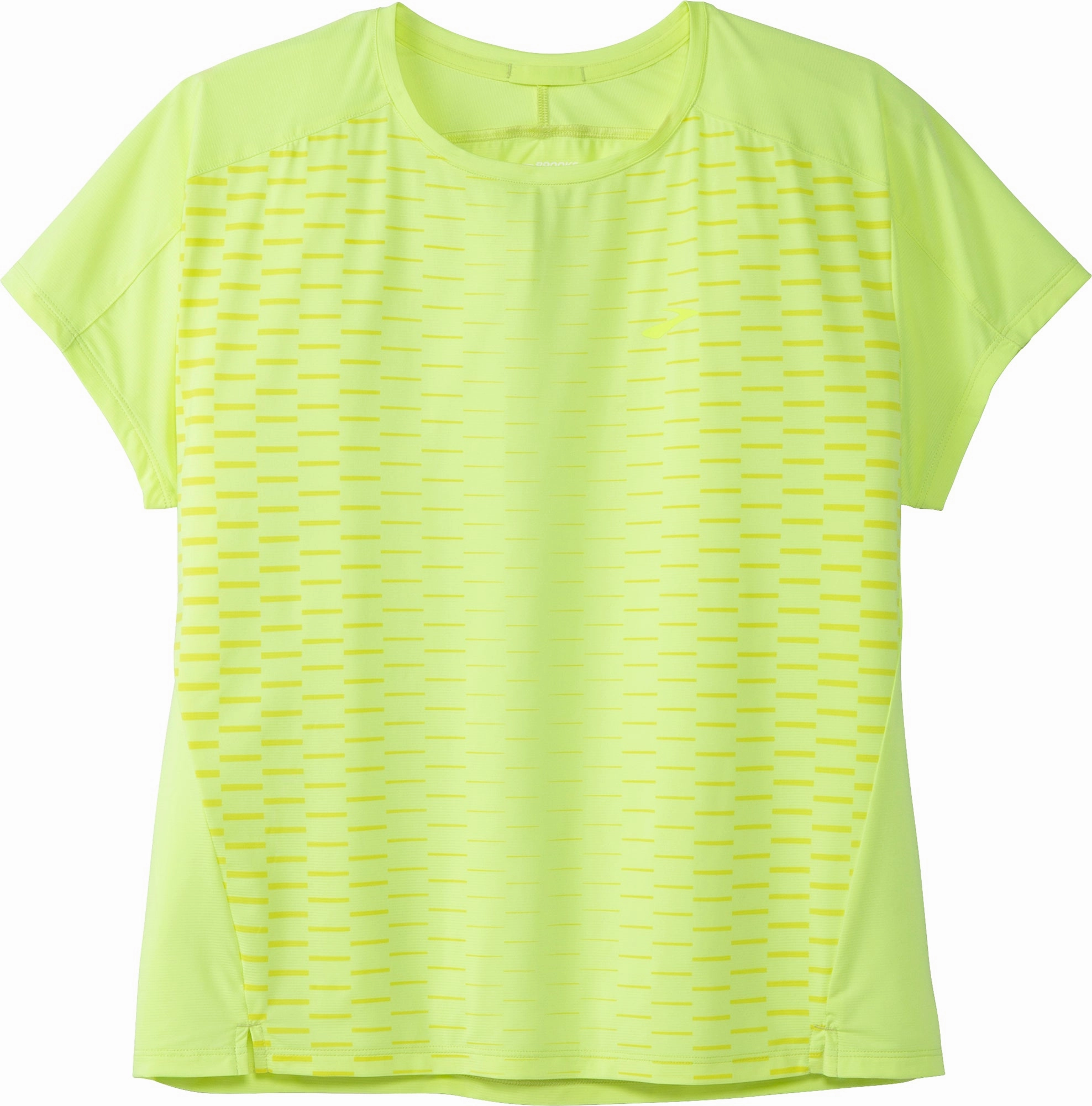 Brooks Sprint Free 2.0 Short Sleeve Womens Running Top - Yellow Comfortable Layer