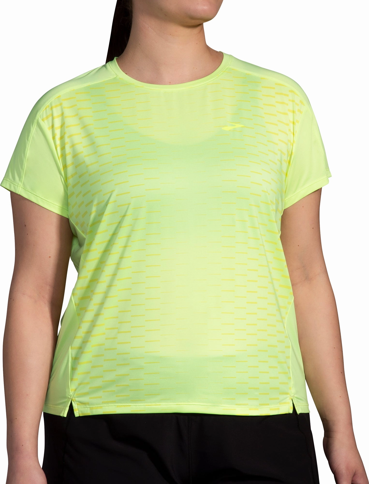 Timeless Look Wear Brooks Sprint Free 2.0 Short Sleeve Womens Running Top - Yellow