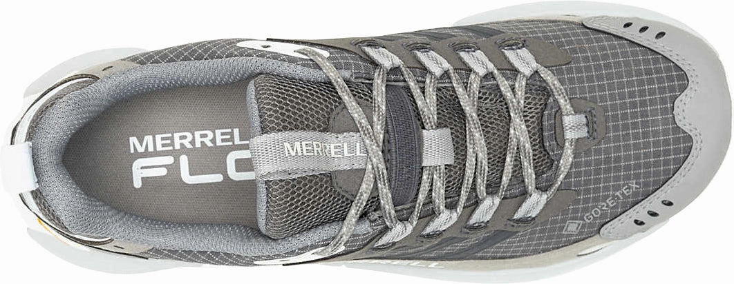 Biomechanical Motion Control Carbon Neutral Materials Merrell Moab Speed 2 GORE-TEX Womens Walking Shoes - Grey