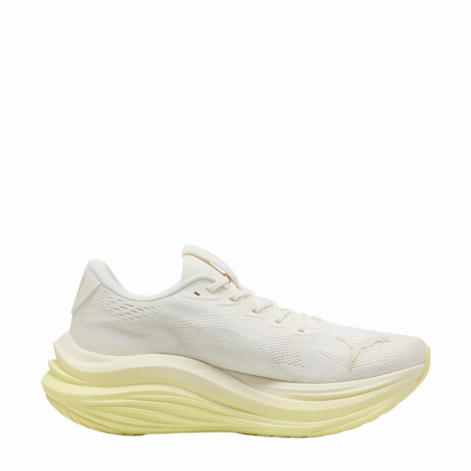 urban running shoe utilization PUMA Men's MagMax NITRO Running Shoes in Warm White/Gold Moon AW25