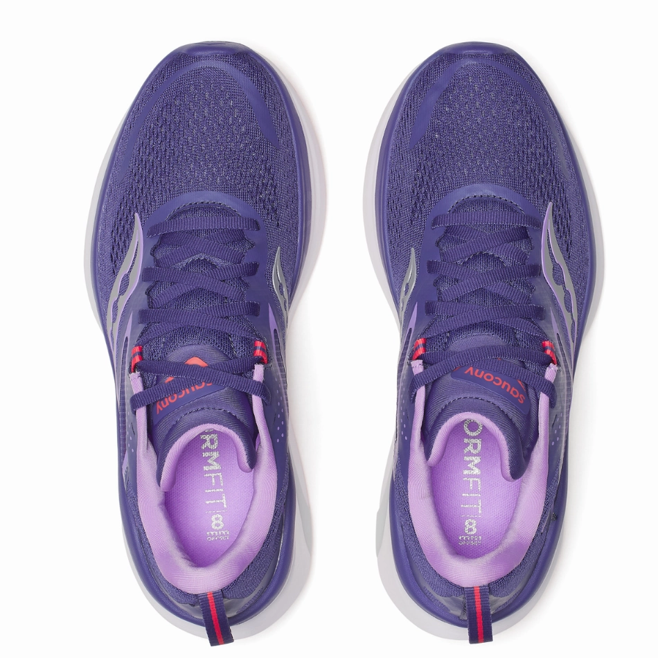 Saucony Women's Omni 22 Running Shoes in Marine/Crocus - Online Exclusive American football shoes