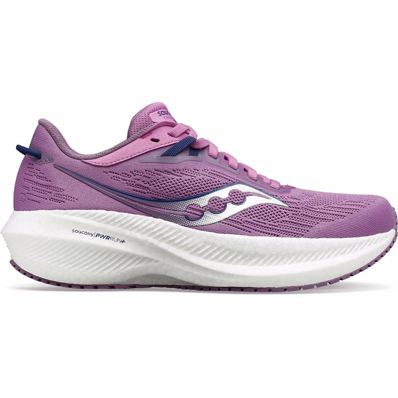 Saucony Triumph 21 Womens Running Shoes - Purple Efficient Comfort