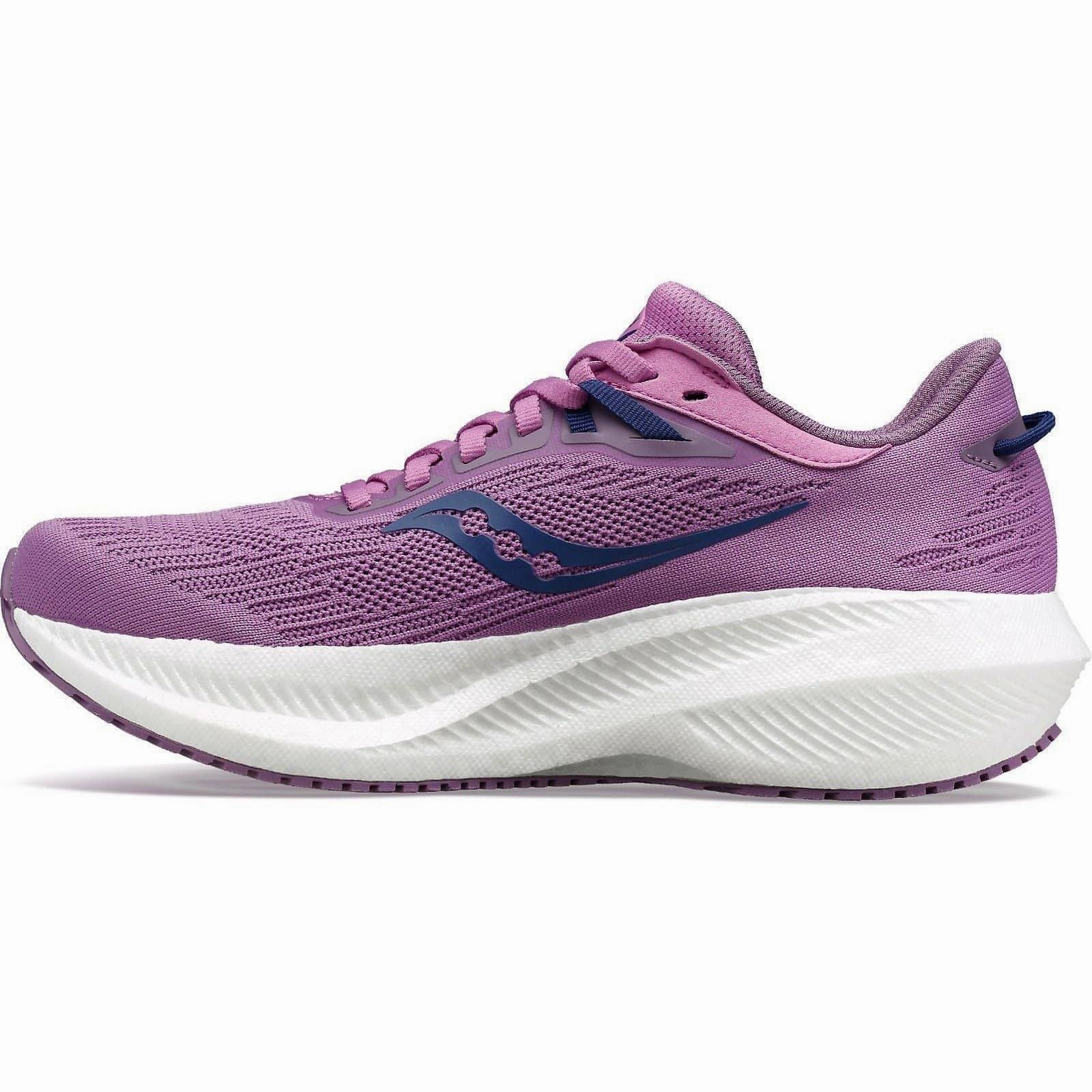 Tensile Reinforcements Saucony Triumph 21 Womens Running Shoes - Purple