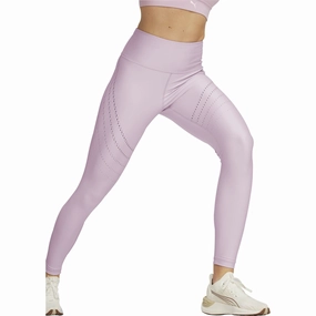 All Fit Puma Run Ultraform Graphic Womens Long Running Tights - Purple