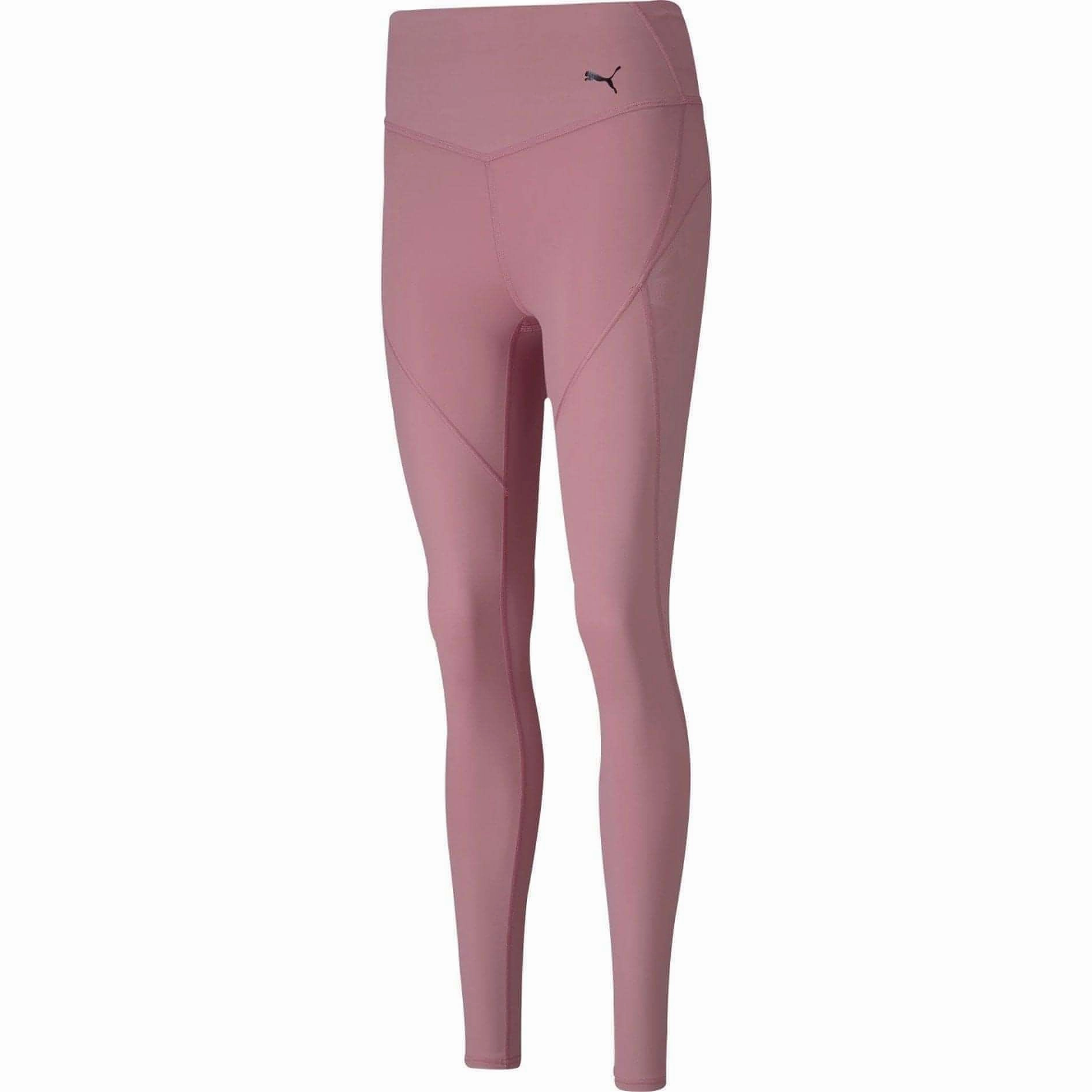 Wrinkle Resistant Luxury Choice Cycling Trip Durable Stitch Puma Studio Porcelain Womens Long Running Tights - Pink