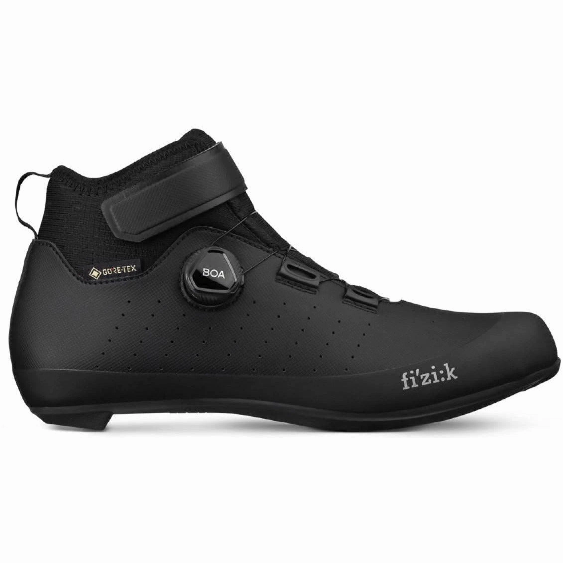 Fizik Tempo Artica R5 GORE-TEX Winter Road Cycling Boots - Black Vegan Material Option Smooth Walk