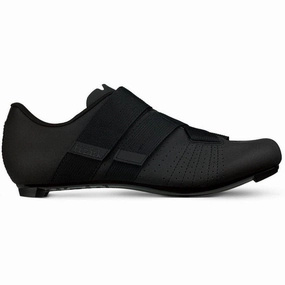 Quick Lace Toggle Style Match Fizik R5 Tempo PowerStrap Mens Road Cycling Shoes - Black