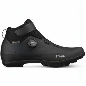 Hygroscopic Fiber Blend Fizik Terra Artica X5 GORE-TEX Winter Off Road Cycling Boots - Black