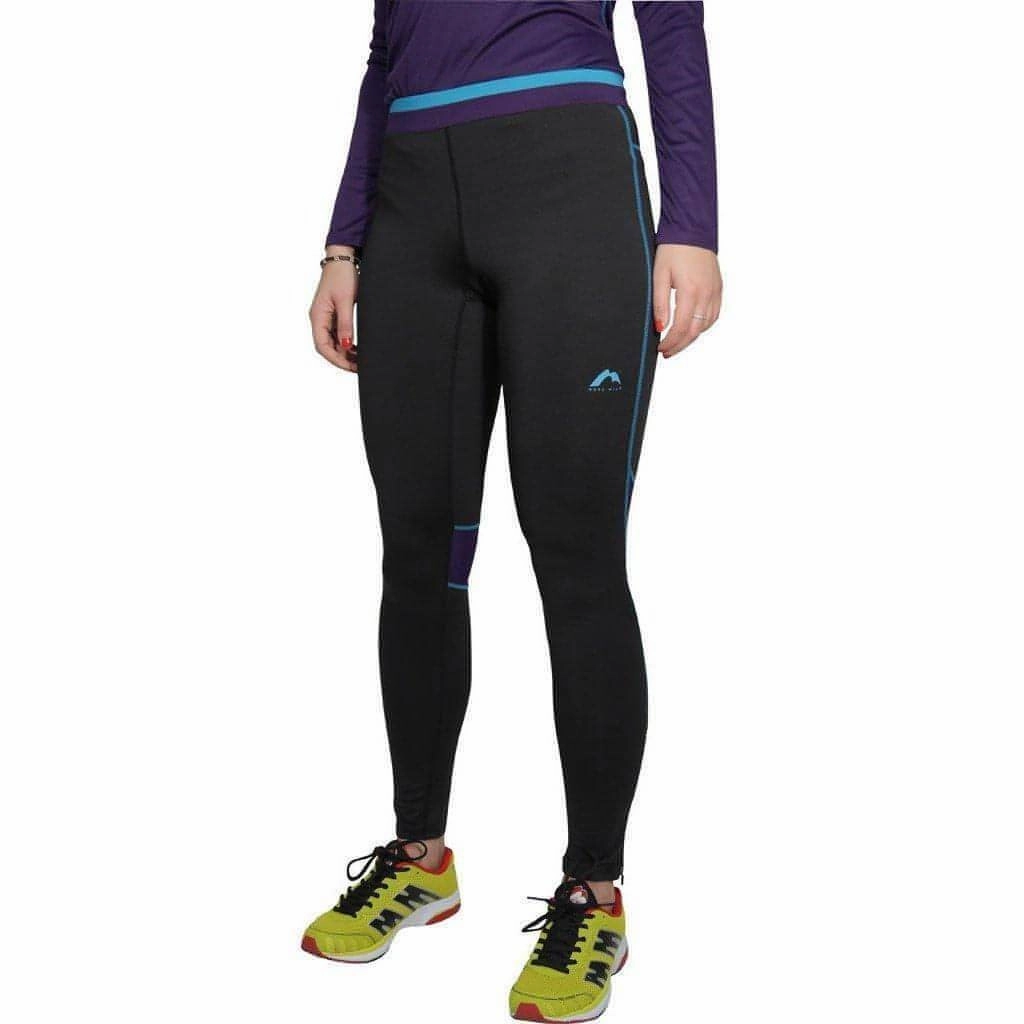 Compression Support Evening Walk More Mile Prime Womens Long Running Tights - Black