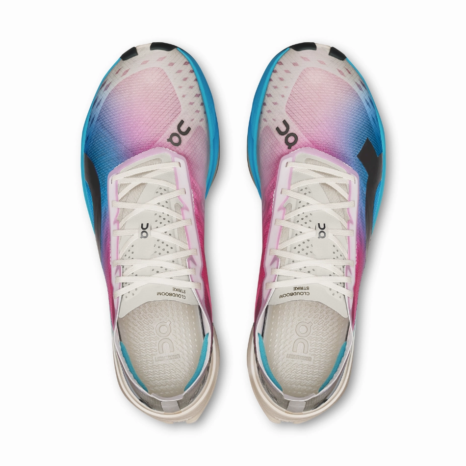 innovation - brand shoes Torsion Response Midsole On Men's Cloudboom Strike Running Shoes in White/Horizon AW25