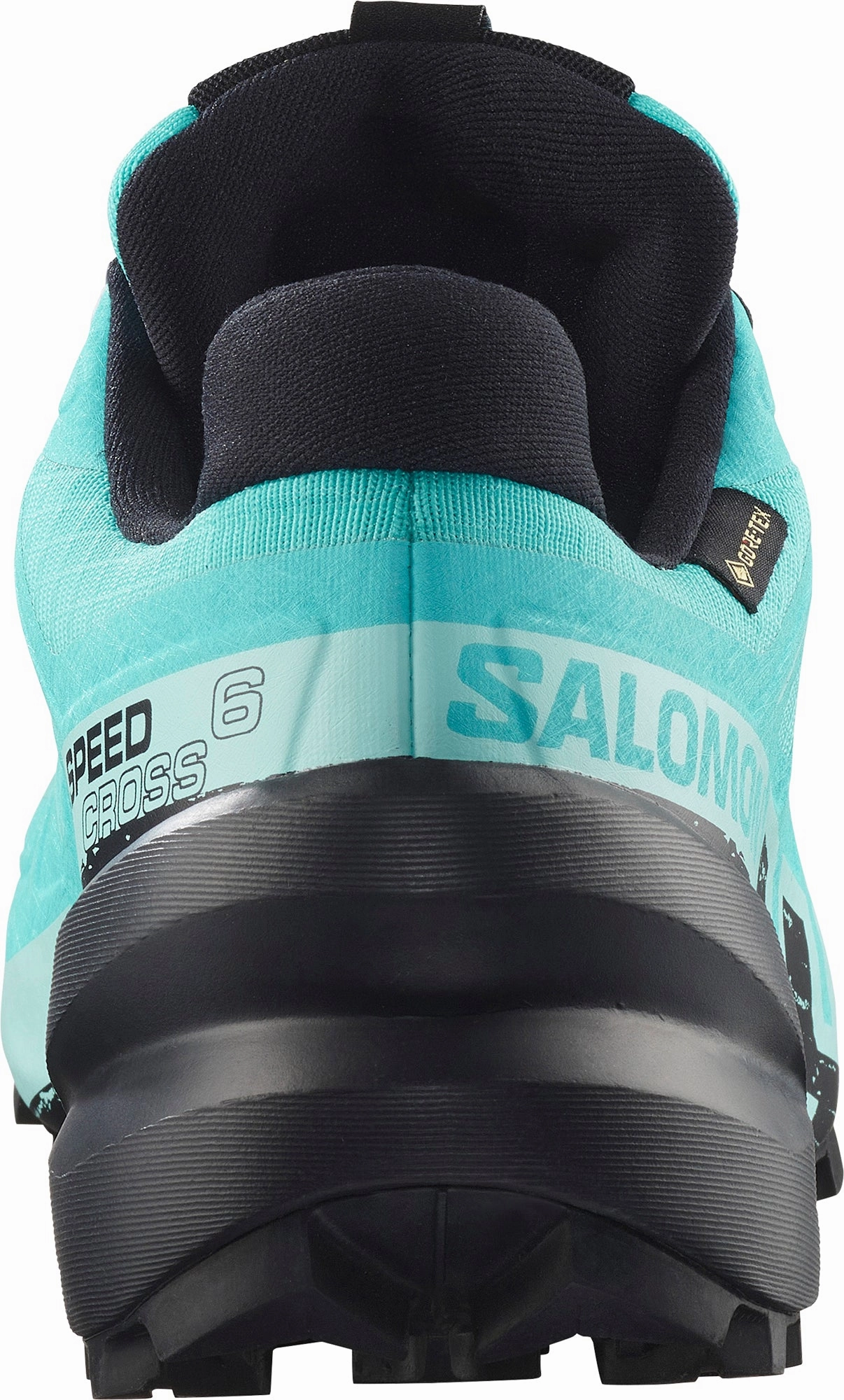 wind - resistant - upper shoes Salomon Speedcross 6 GORE-TEX Womens Trail Running Shoes - Blue