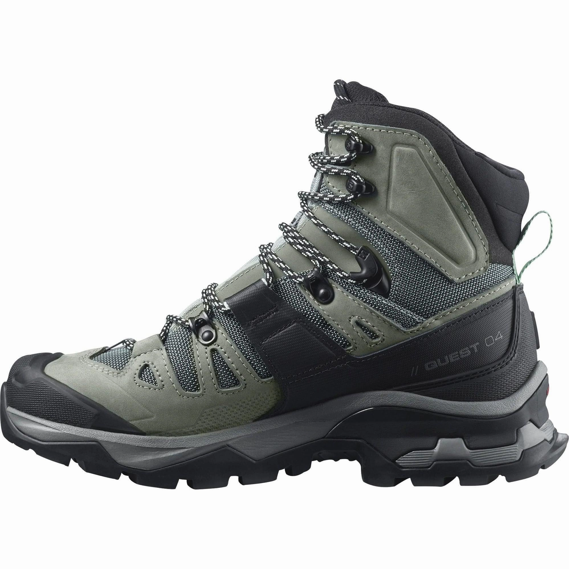 Impact Dispersing Design Daily Travel Salomon Quest 4 GORE-TEX Womens Walking Boots - Grey