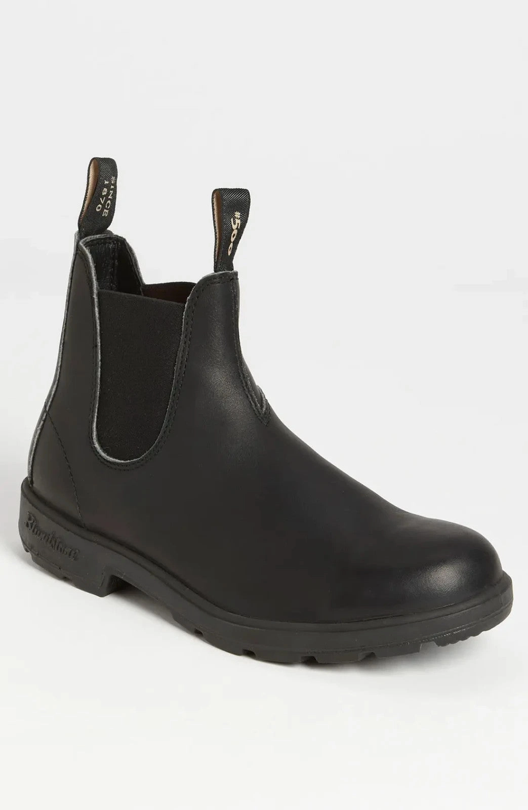 Mud Resistant Daily Walks Warehouse Work Blundstone 510 Boots Men's  Black Leather Round Toe Ankle Chelsea FD1436