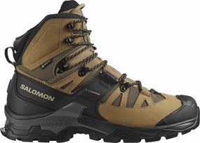 Non Slip Tread Pattern Recycled Mesh Upper Salomon Quest 4 GORE-TEX Mens Walking Boots - Brown