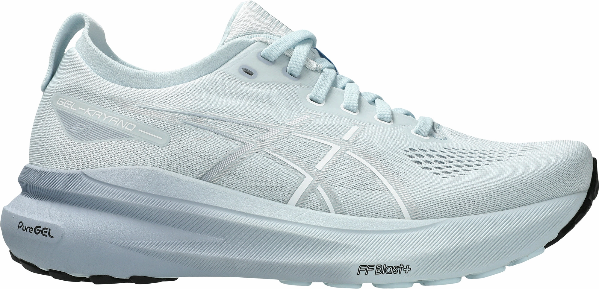 Asics Gel Kayano 31 Womens Running Shoes - Blue Airflow Mesh Structure Proprioceptive Footbed