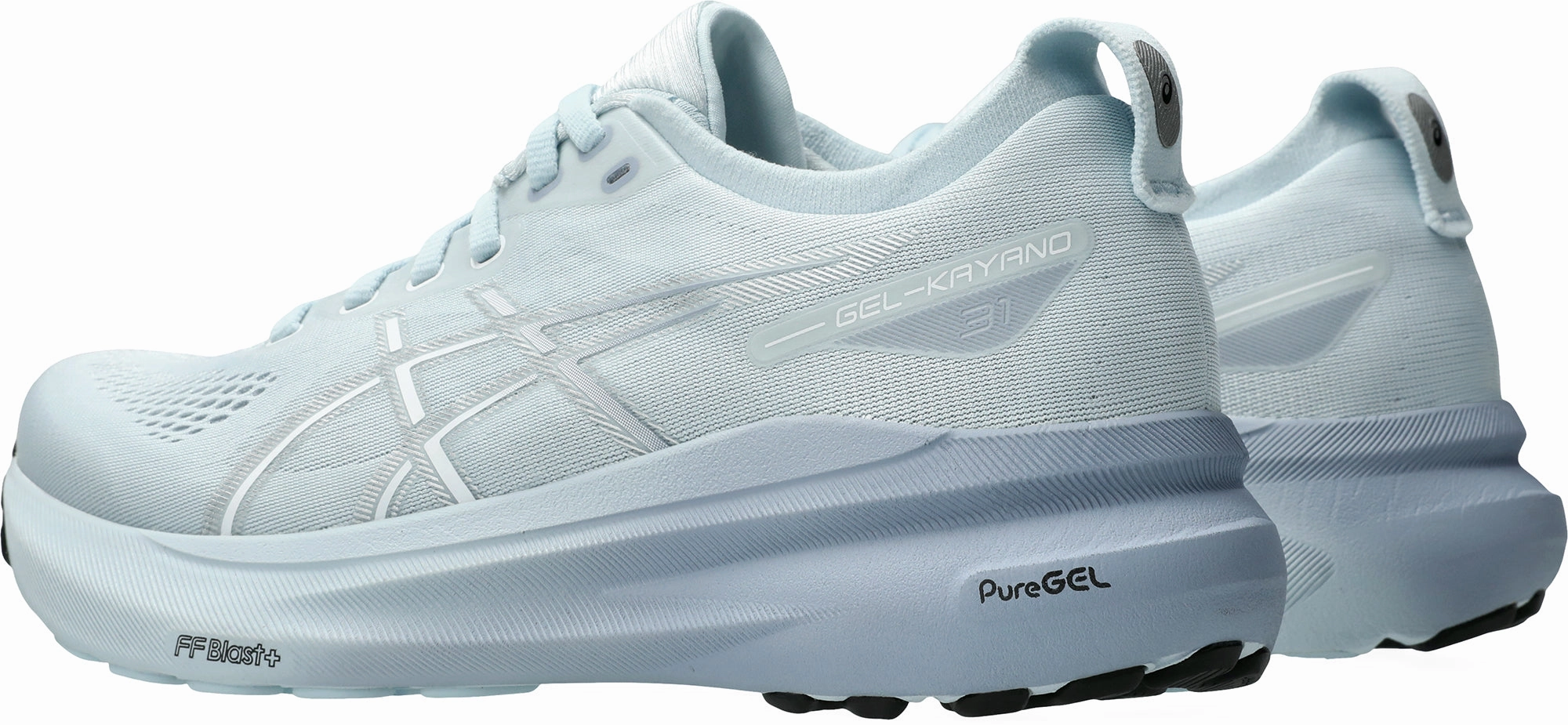 Asics Gel Kayano 31 Womens Running Shoes - Blue Canvas dot - design shoes