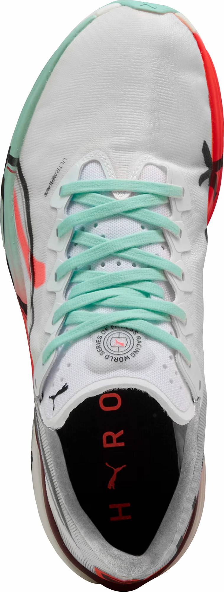 Soft Ride elevated - heel running option Puma Deviate Nitro Elite 3 HYROX Mens Running Shoes - White