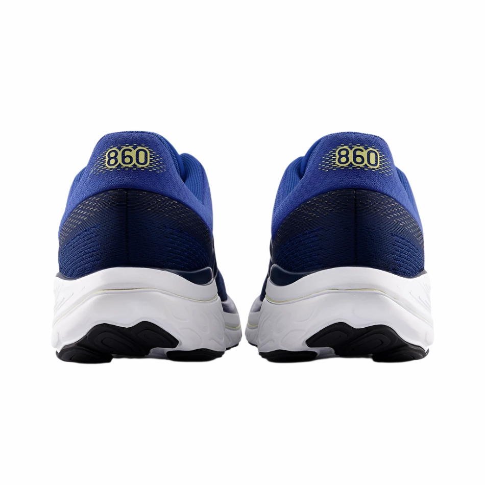 lycra - upper shoes New Balance Men's 860 V14 2E Wide Fitting Running Shoes in Galaxy Blue/NB Navy/Winter Grass