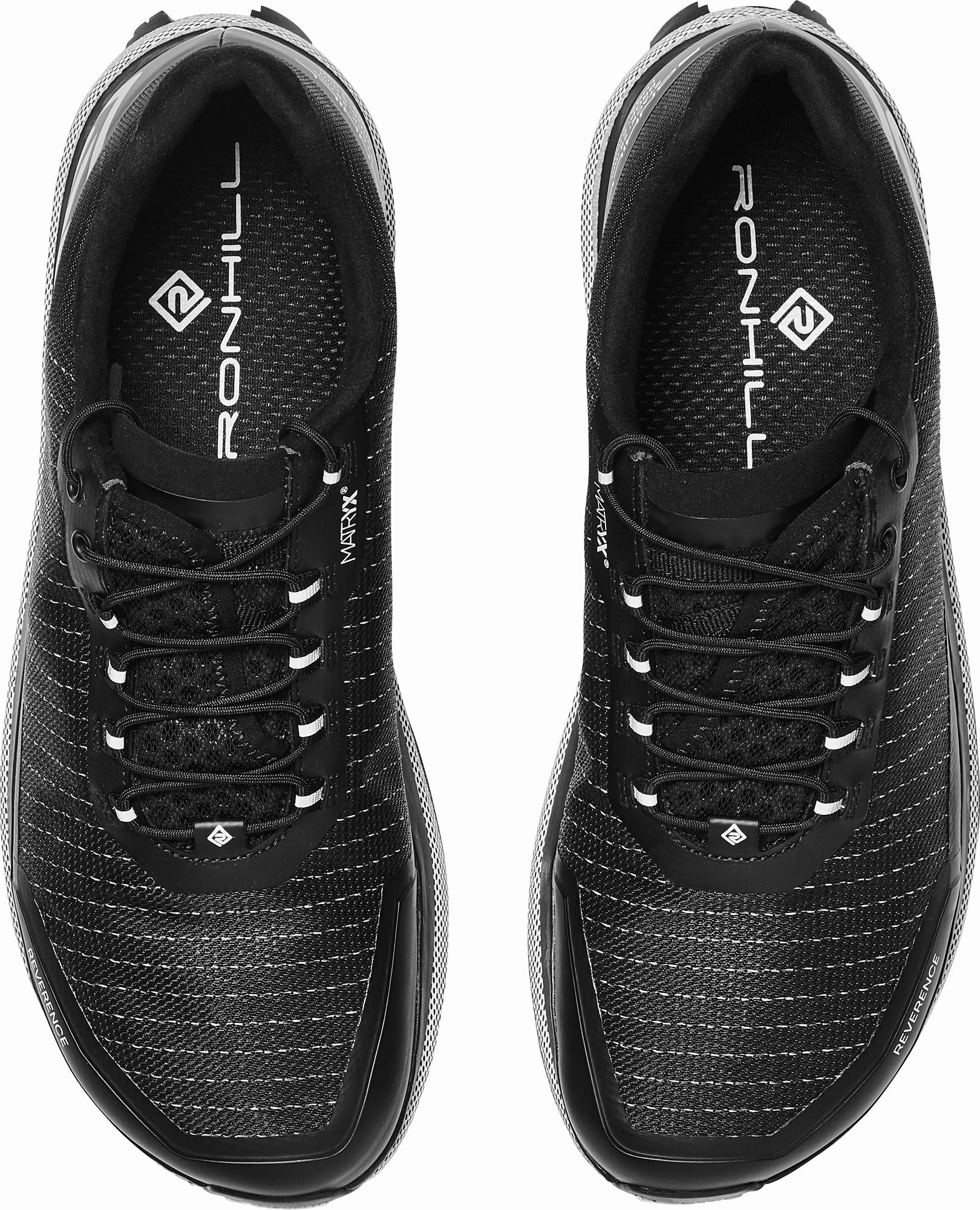 Ankle Stabilization Ronhill Reverence Mens Trail Running Shoes - Black