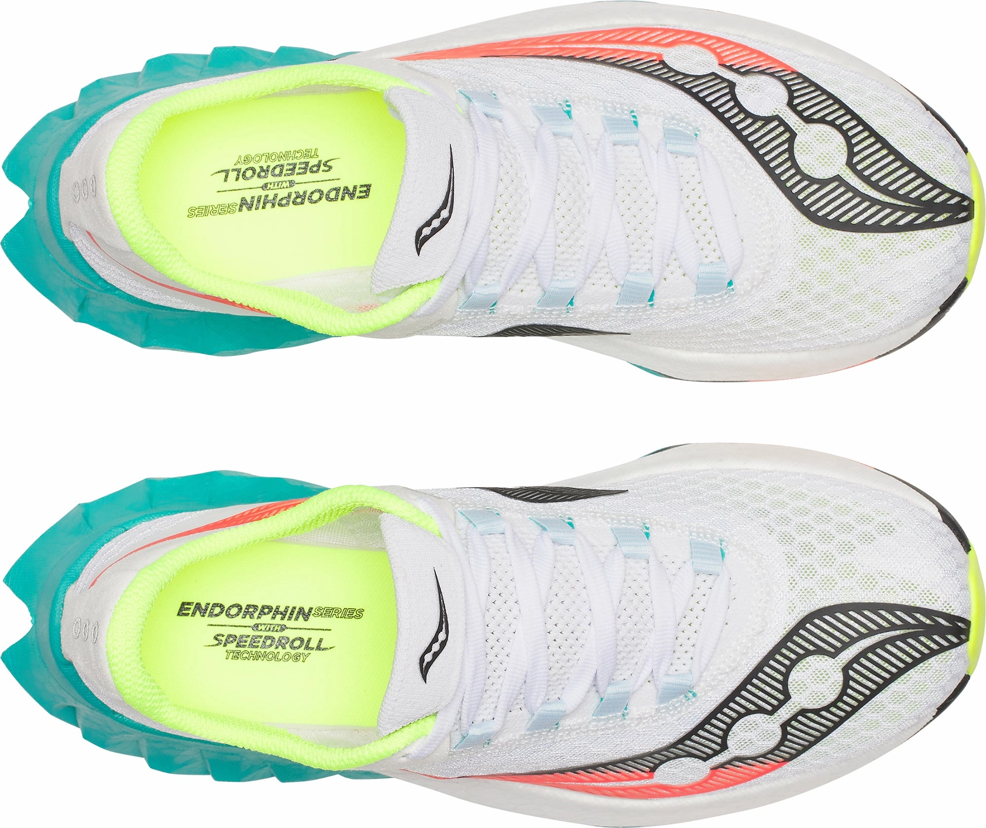 Saucony Endorphin Pro 4 Womens Running Shoes - White Humid Weather Running Anatomical Lace System