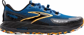 Brooks Cascadia 18 Mens Trail Running Shoes - Blue Distinctive Anti - UV