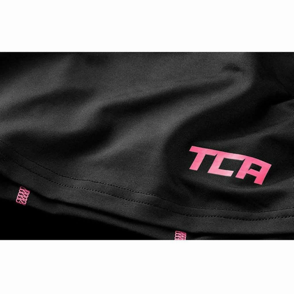 TCA Pro Performance Womens Running Vest Tank Top - Black Double Stitched Seams