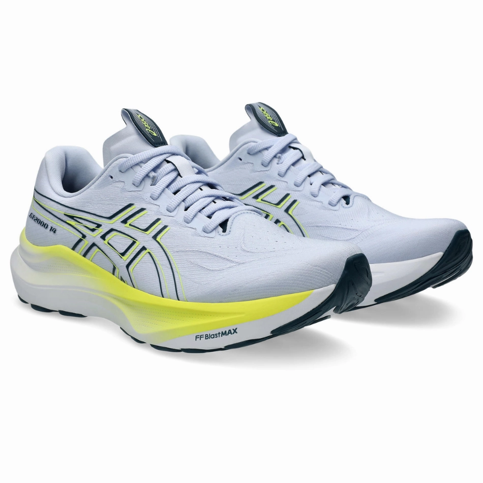 ASICS Men's GT-2000 v14 Running Shoes in Blue Fade/Tranquil Teal AW25 Male