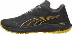 Sleek Shoes Puma Fast-Trac Nitro GORE-TEX Mens Trail Running Shoes - Black