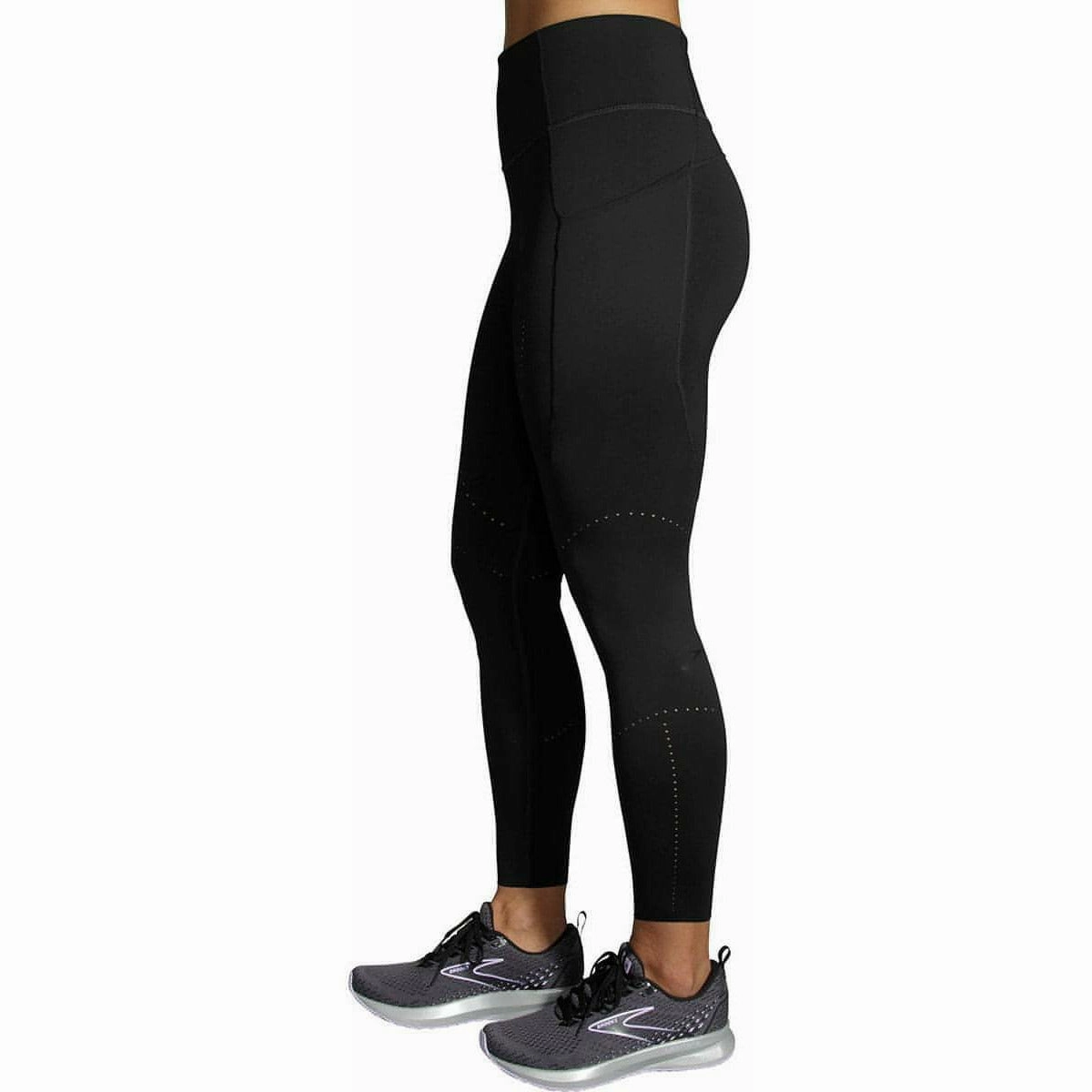 Brooks Method Womens 7/8 Running Tights - Black Fit Flexibility Moisture wicking