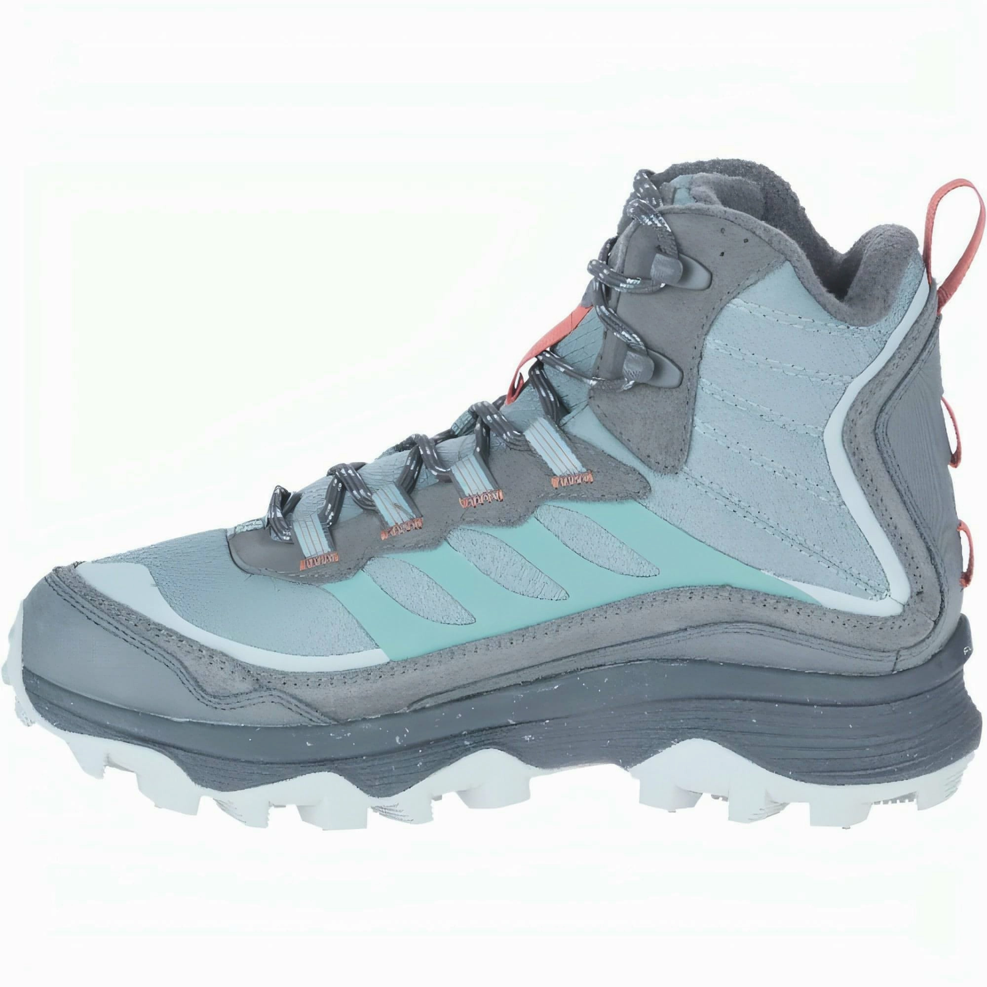 Trail grip Secure Hiking Merrell Moab Speed Thermo Mid Waterproof Womens Walking Boots - Grey